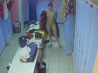 Spy camera in the women's locker room