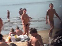 Nu1743# On the nudist beach is our agent and filmed on Nude beach voyeur cam. On the beach there i