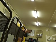Lo1306# Another great voyeur video from the girls changing rooms. Blonde with big boobs took off h