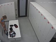 Lo2224# The girls continue to dress, and we continue to watch them. Hidden cam in the women's locker